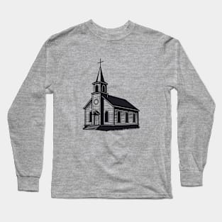 Old Country Church Long Sleeve T-Shirt